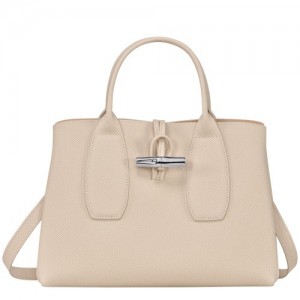 Paper Longchamp Roseau M Handbag | SN-LCMP47769