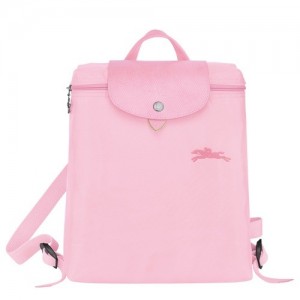 Pink Longchamp Le Pliage Green M Backpack | SN-LCMP48113