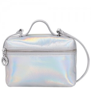 Silver Longchamp Le Pliage Collection Xs Crossbody Bag | SN-LCMP47947