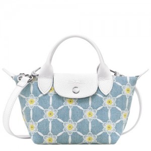 Sky Blue Longchamp Le Pliage Collection Xs Handbag | SN-LCMP47790