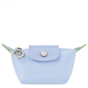 Sky Blue Longchamp Le Pliage Green Coin Purse | SN-LCMP49267