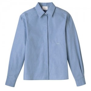 Sky Blue Longchamp Shirt | SN-LCMP48692