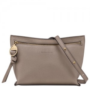 Taupe Longchamp Mailbox Xs Crossbody Bag | SN-LCMP47832