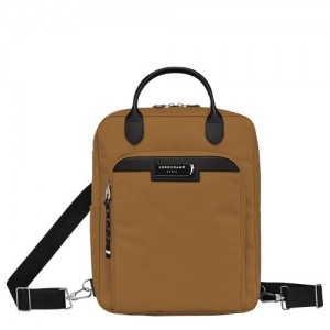 Tobacco Longchamp Le Pliage Energy M Backpack | SN-LCMP48110