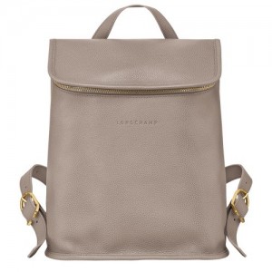 Turtledove Longchamp Le Foulonné Backpack | SN-LCMP48125