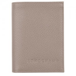 Turtledove Longchamp Le Foulonné Card Holder | SN-LCMP49240