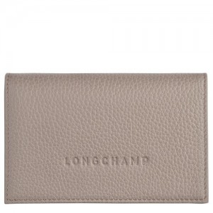 Turtledove Longchamp Le Foulonné Card Holder | SN-LCMP49244