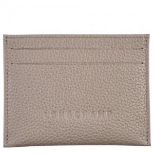 Turtledove Longchamp Le Foulonné Cardholder | SN-LCMP49257