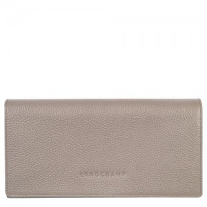 Turtledove Longchamp Le Foulonné Continental Wallet | SN-LCMP48263