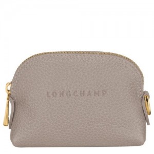 Turtledove Longchamp Le Foulonné Coin Purse | SN-LCMP48363