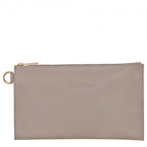 Turtledove Longchamp Le Foulonné Pouch | SN-LCMP48405