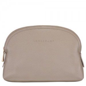 Turtledove Longchamp Le Foulonné Pouch | SN-LCMP48409