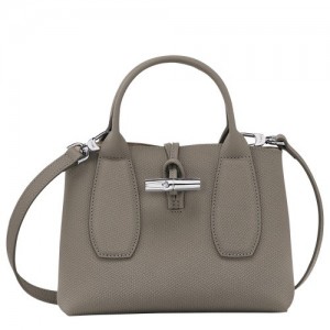 Turtledove Longchamp Roseau S Handbag | SN-LCMP47764