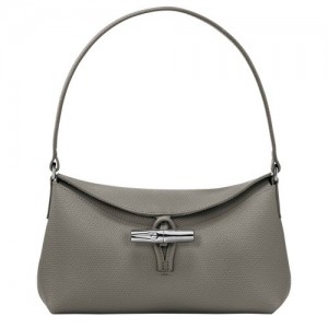 Turtledove Longchamp Roseau S Hobo Bag | SN-LCMP48061