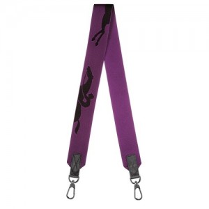 Violet Longchamp 3d Shoulder Strap | SN-LCMP49474