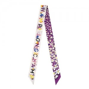 Violet Longchamp Hawaiian Flowers Headband | SN-LCMP48859