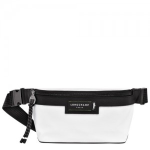 White Longchamp Le Pliage Energy M Belt Bag | SN-LCMP48087