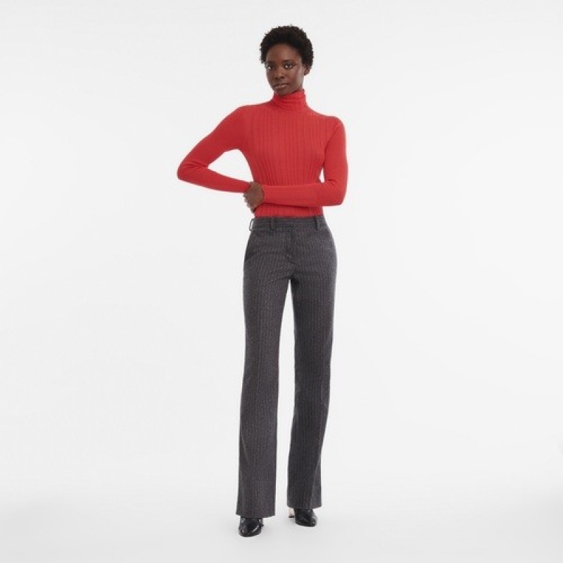 Anthracite Longchamp Trousers | SN-LCMP48757