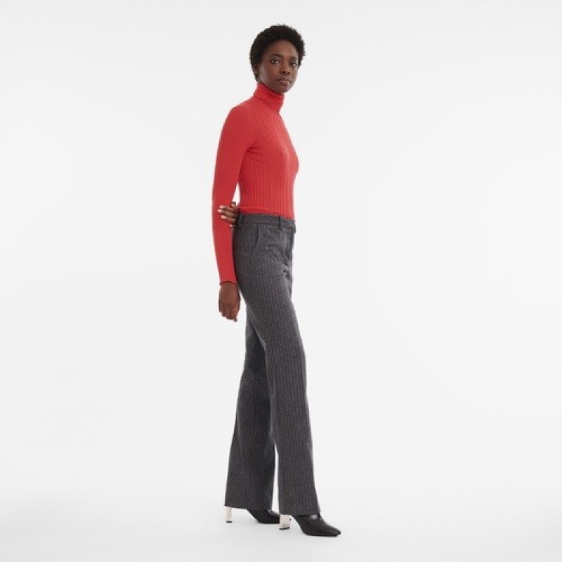 Anthracite Longchamp Trousers | SN-LCMP48757