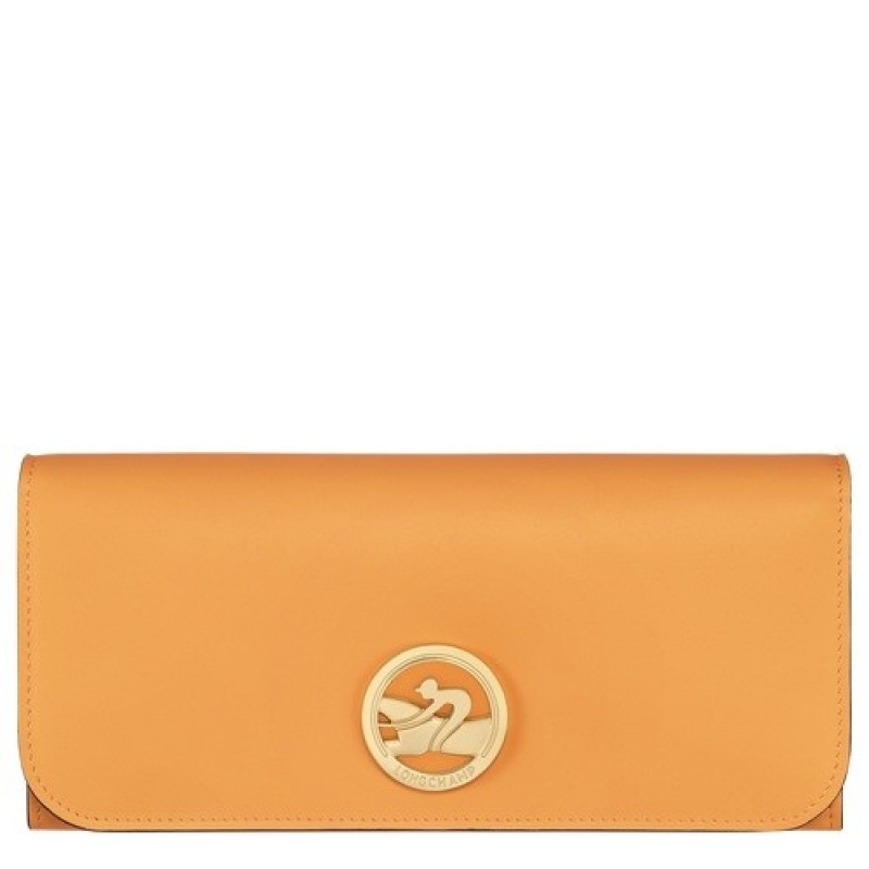 Apricot Longchamp Box-trot Continental Wallet | SN-LCMP48300