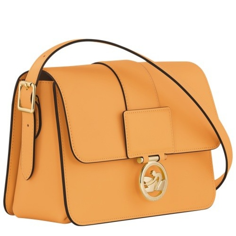 Apricot Longchamp Box-trot M Crossbody Bag | SN-LCMP47909