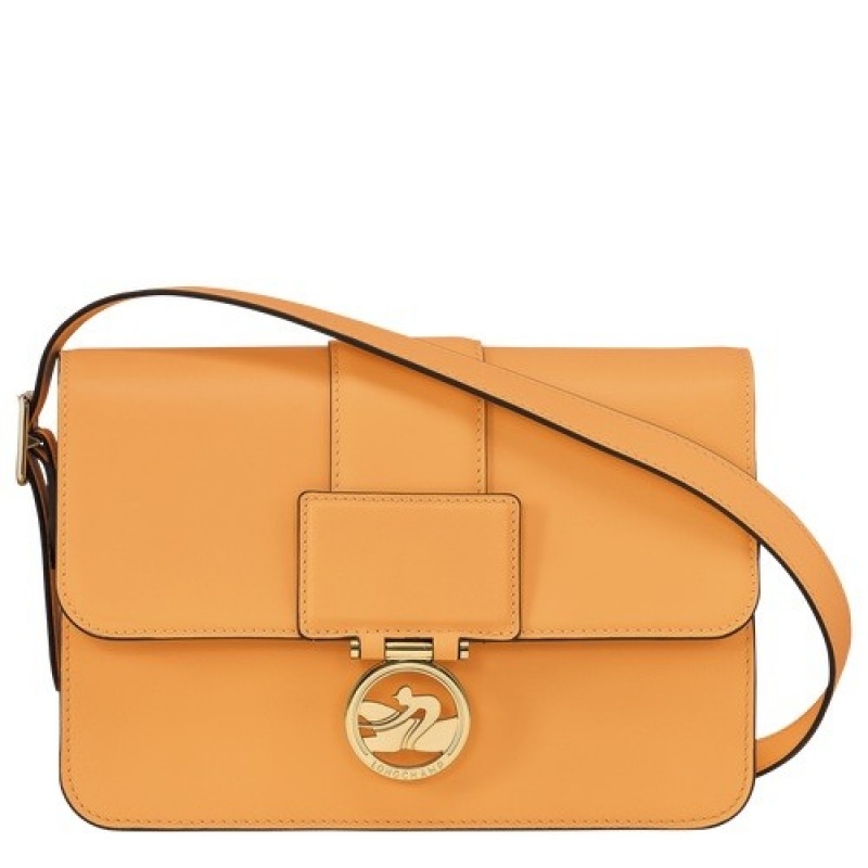 Apricot Longchamp Box-trot M Crossbody Bag | SN-LCMP47909