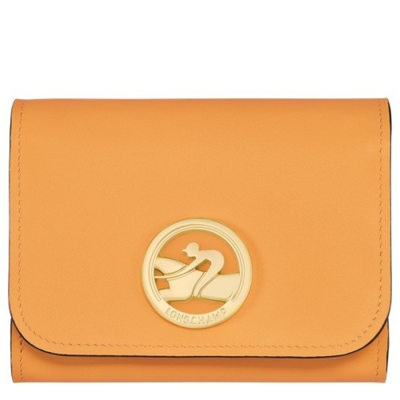 Apricot Longchamp Box-trot Wallet | SN-LCMP48302