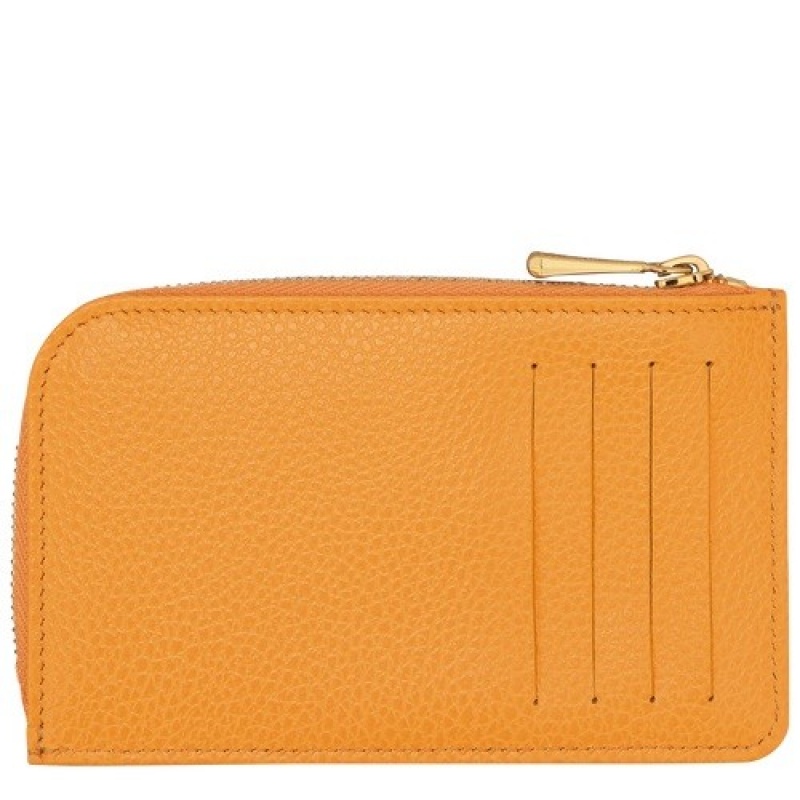 Apricot Longchamp Le Foulonné Card Holder | SN-LCMP49254