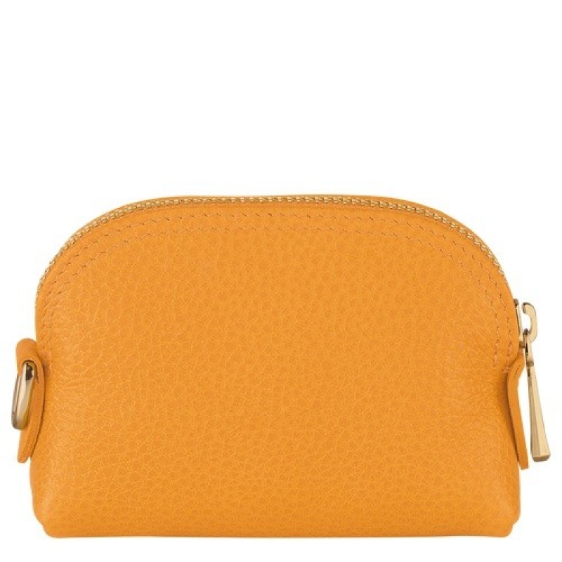 Apricot Longchamp Le Foulonné Coin Purse | SN-LCMP48377