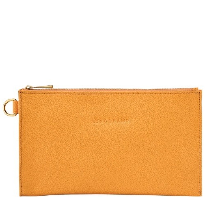 Apricot Longchamp Le Foulonné Pouch | SN-LCMP48441