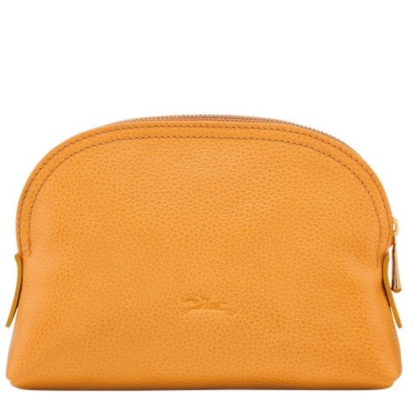 Apricot Longchamp Le Foulonné Pouch | SN-LCMP48442