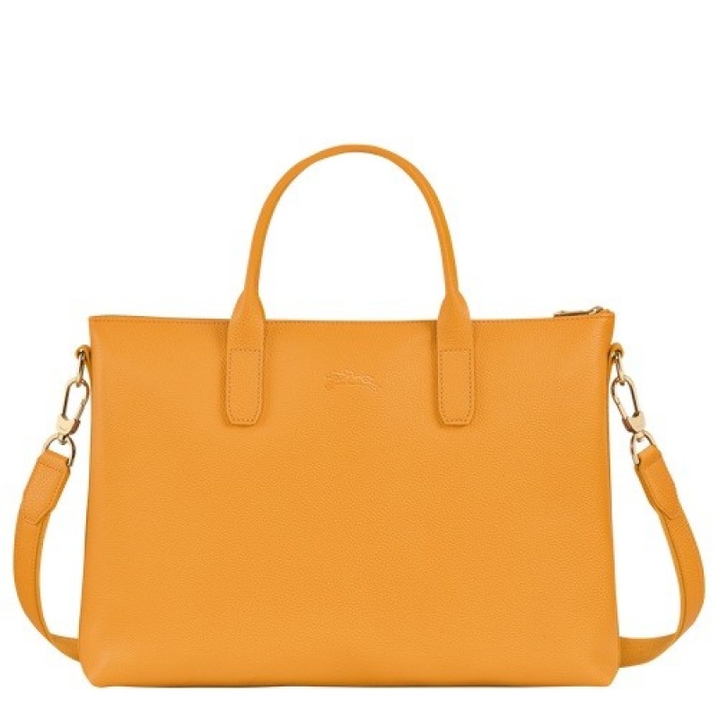 Apricot Longchamp Le Foulonné S Briefcase | SN-LCMP49060