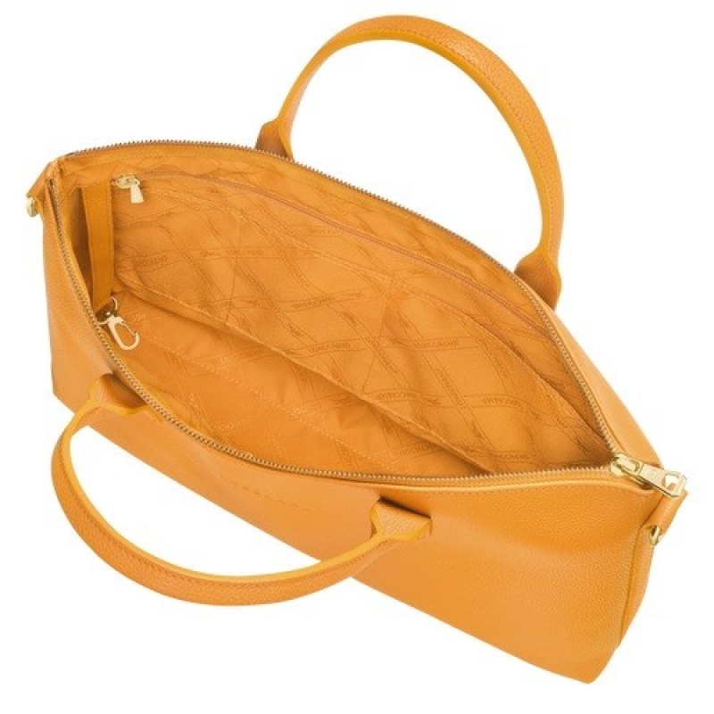 Apricot Longchamp Le Foulonné S Briefcase | SN-LCMP49060