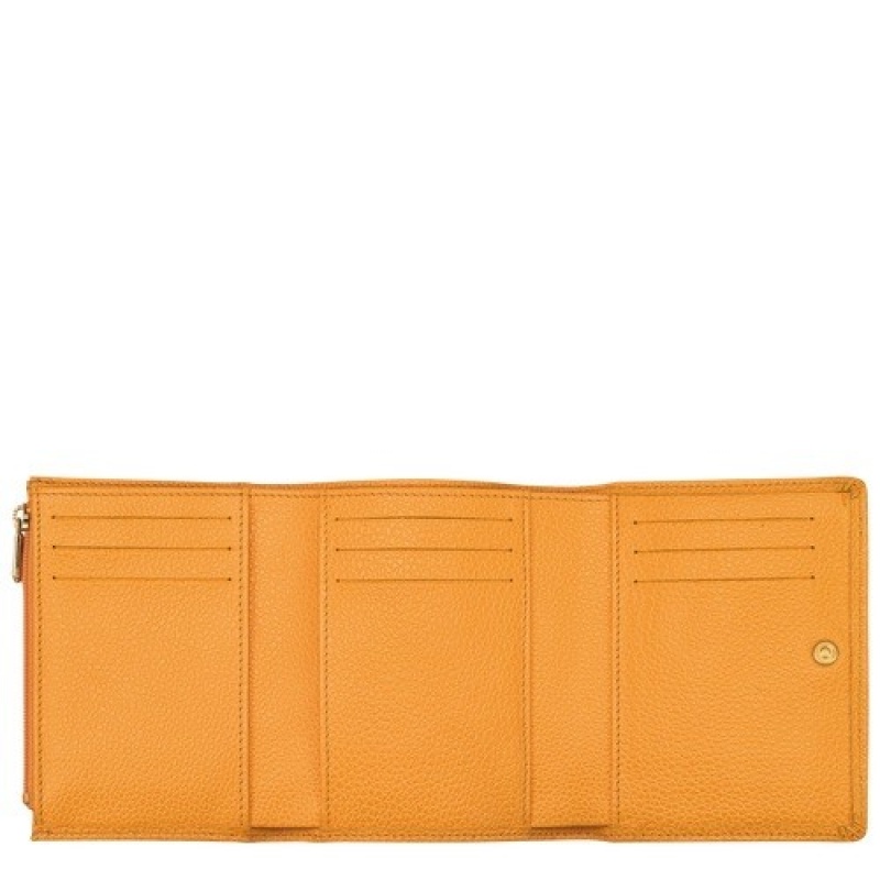 Apricot Longchamp Le Foulonné Wallet | SN-LCMP49227