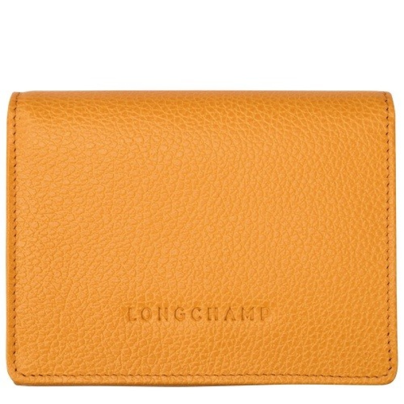 Apricot Longchamp Le Foulonné Wallet | SN-LCMP49227