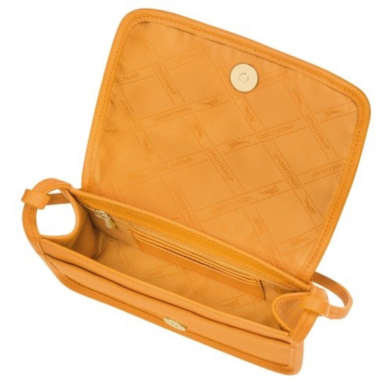 Apricot Longchamp Le Foulonné Wallet On Chain | SN-LCMP47902