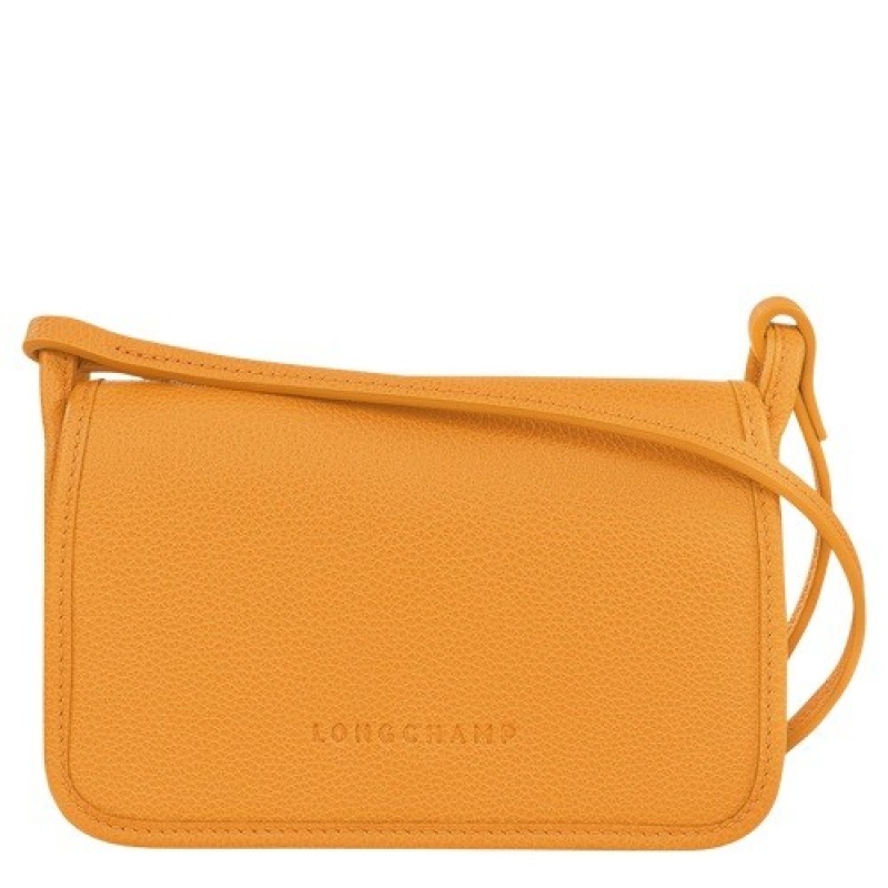 Apricot Longchamp Le Foulonné Wallet On Chain | SN-LCMP47902