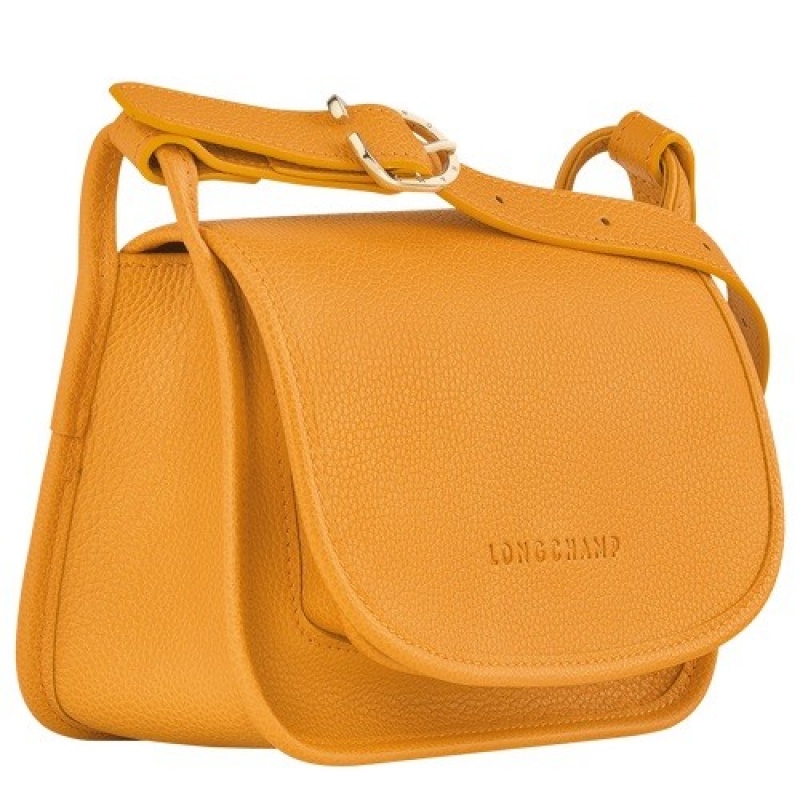 Apricot Longchamp Le Foulonné Xs Crossbody Bag | SN-LCMP47931