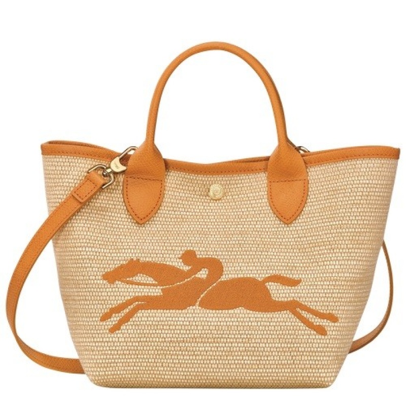 Apricot Longchamp Le Panier Pliage S Basket Bag | SN-LCMP47786