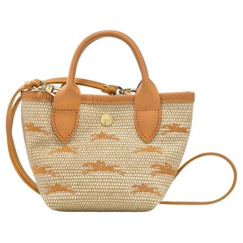 Apricot Longchamp Le Panier Pliage Xs Basket | SN-LCMP47789