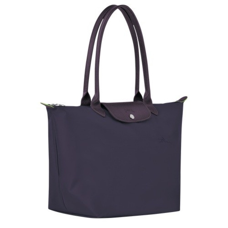 Bilberry Longchamp Le Pliage Green L Tote Bag | SN-LCMP48040