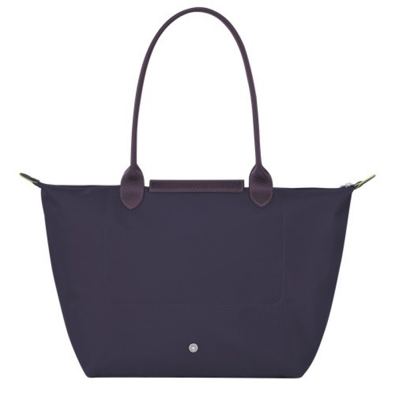 Bilberry Longchamp Le Pliage Green L Tote Bag | SN-LCMP48040