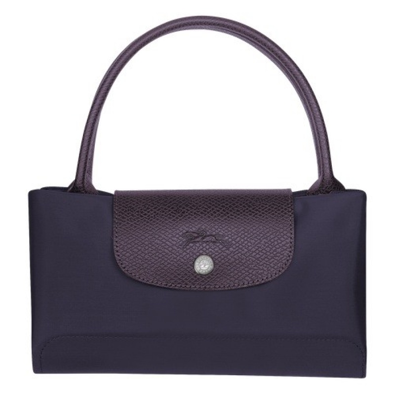 Bilberry Longchamp Le Pliage Green M Handbag | SN-LCMP47727