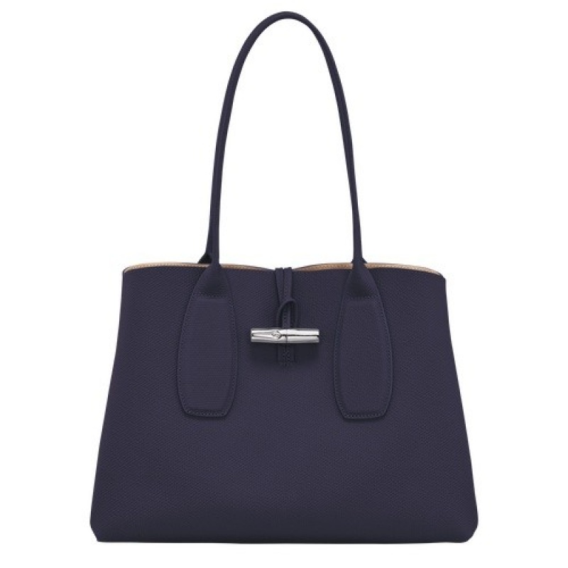 Bilberry Longchamp Roseau L Tote Bag | SN-LCMP48065