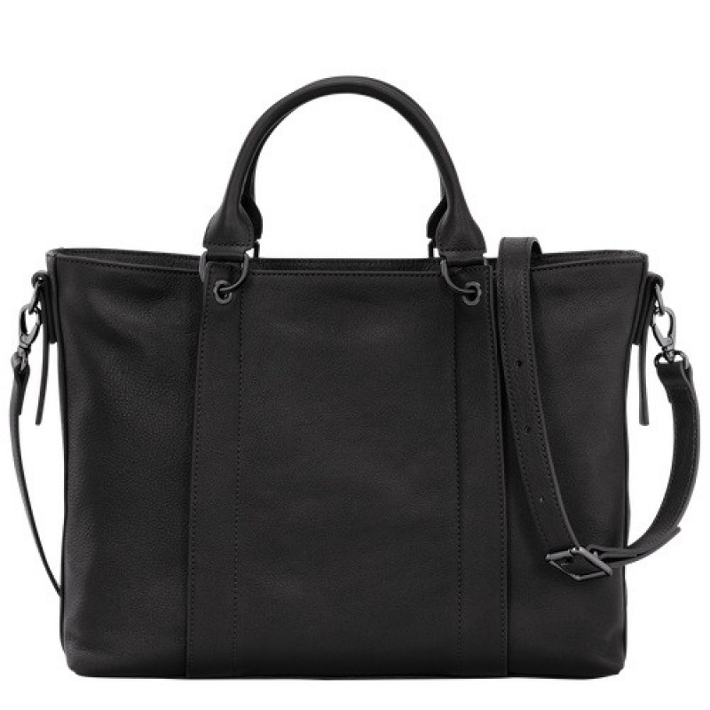 Black Longchamp 3d L Handbag | SN-LCMP47750