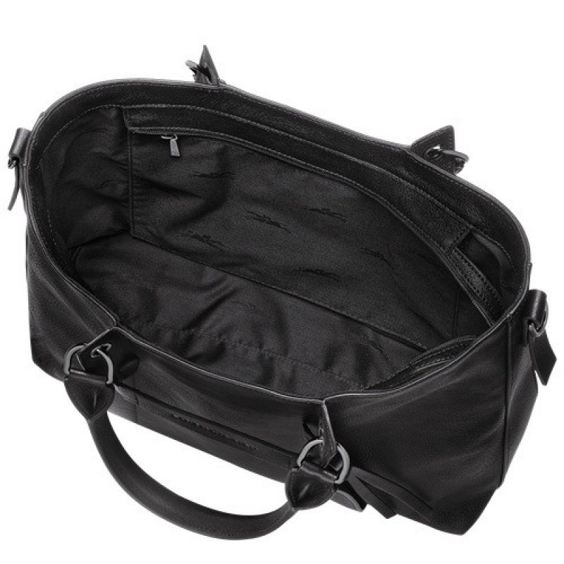 Black Longchamp 3d L Handbag | SN-LCMP47750