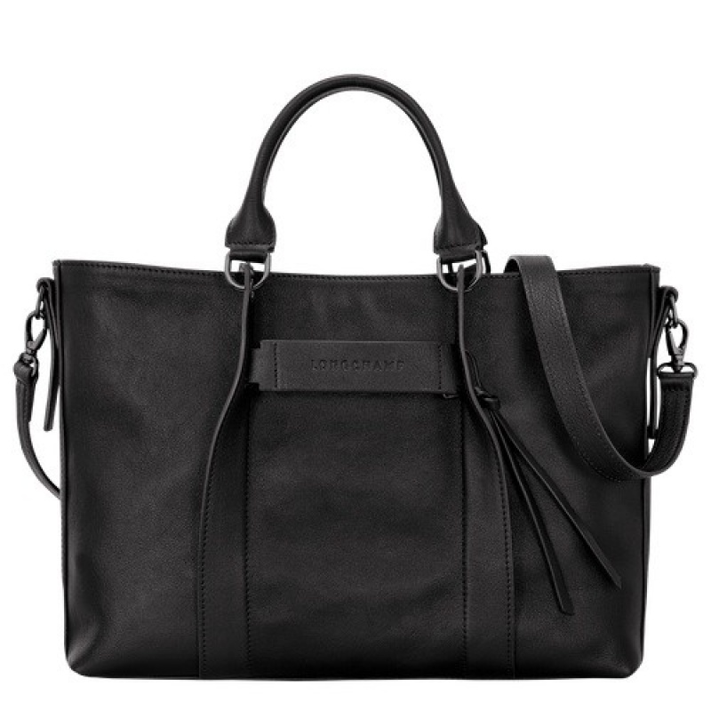 Black Longchamp 3d L Handbag | SN-LCMP47750