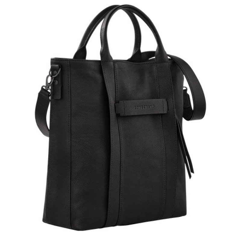 Black Longchamp 3d L Tote Bag | SN-LCMP47703