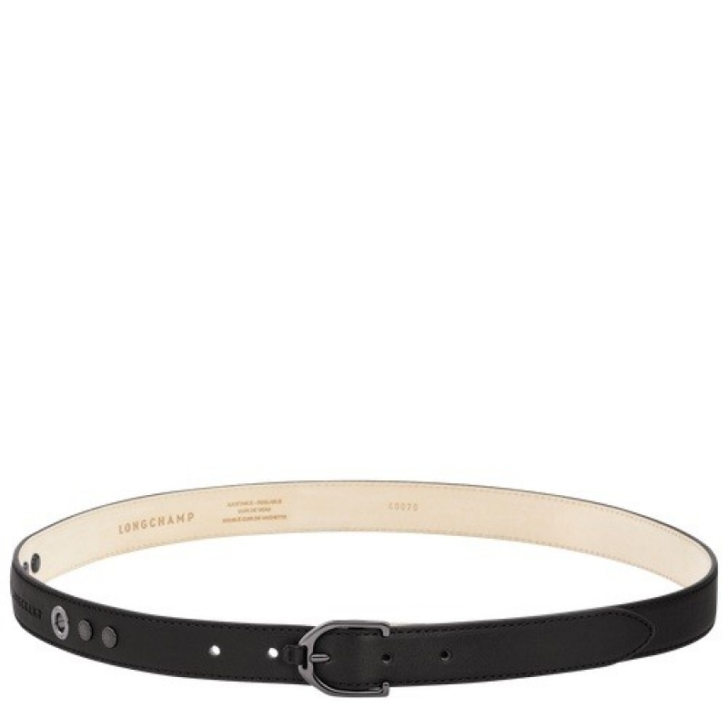 Black Longchamp 3d Ladies\' Belt | SN-LCMP48934