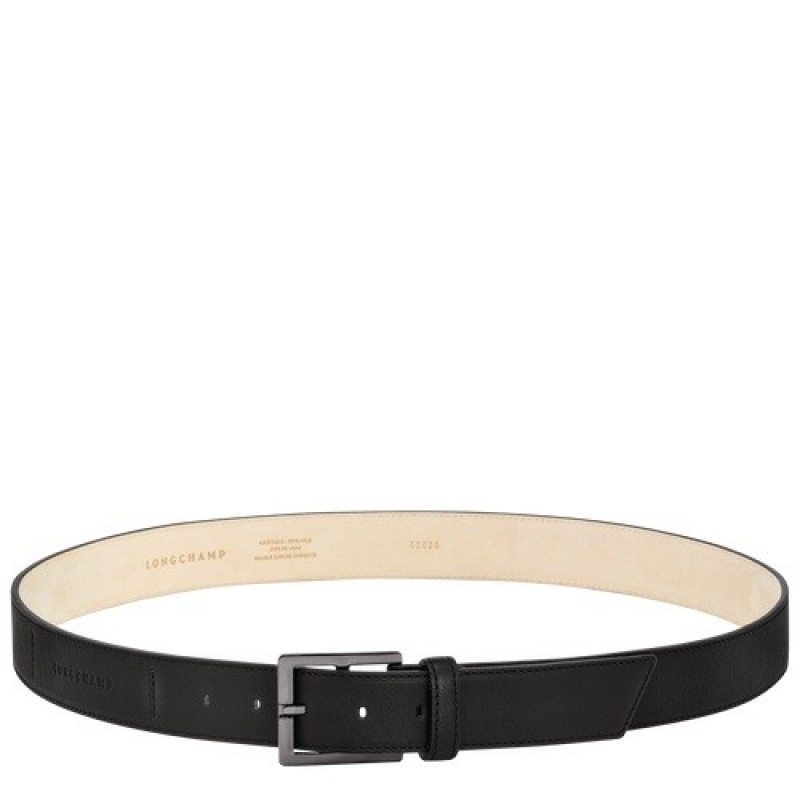 Black Longchamp 3d Men\'s Belt | SN-LCMP49462